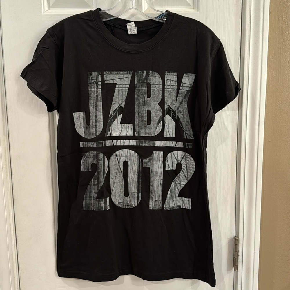 Jay Z JZBK 2012 Tee Tultex Double Stitch XL 19.5 x 27.5